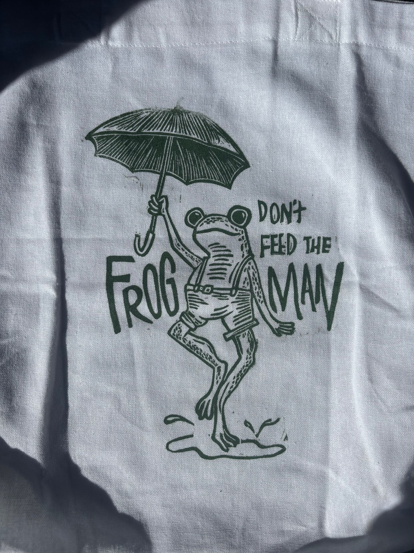Frogman tote bag (cotton)