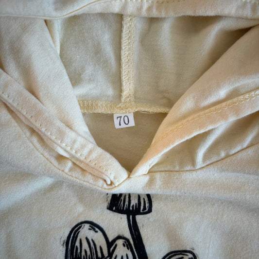 6-12M - fairy caps hoodie