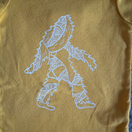 12M - Baby squatch onesie