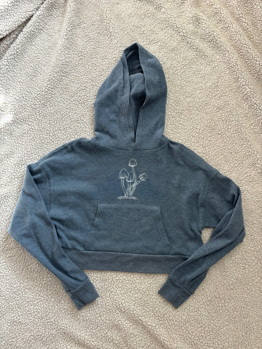 S - Fairy caps cropped Hoodie