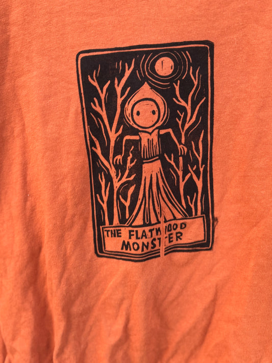 M Jr Flatwwod monster shirt (misprint)