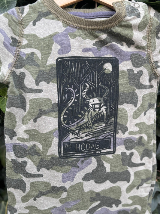 6-12M -Hodag camo onesie