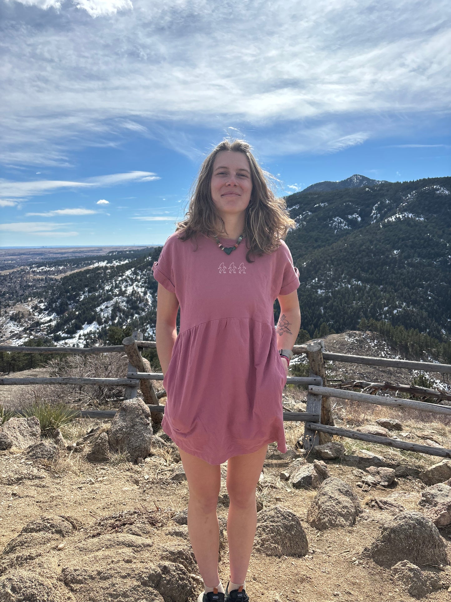 S - Squatch trio spring dress