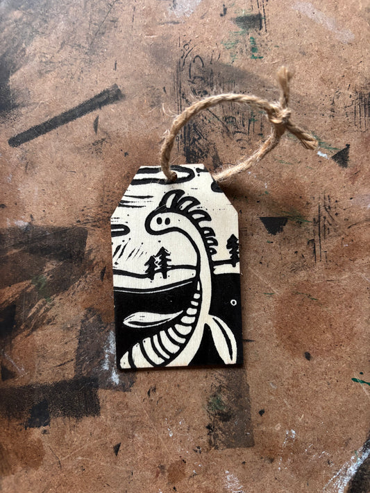 Champ hand printed ornaments