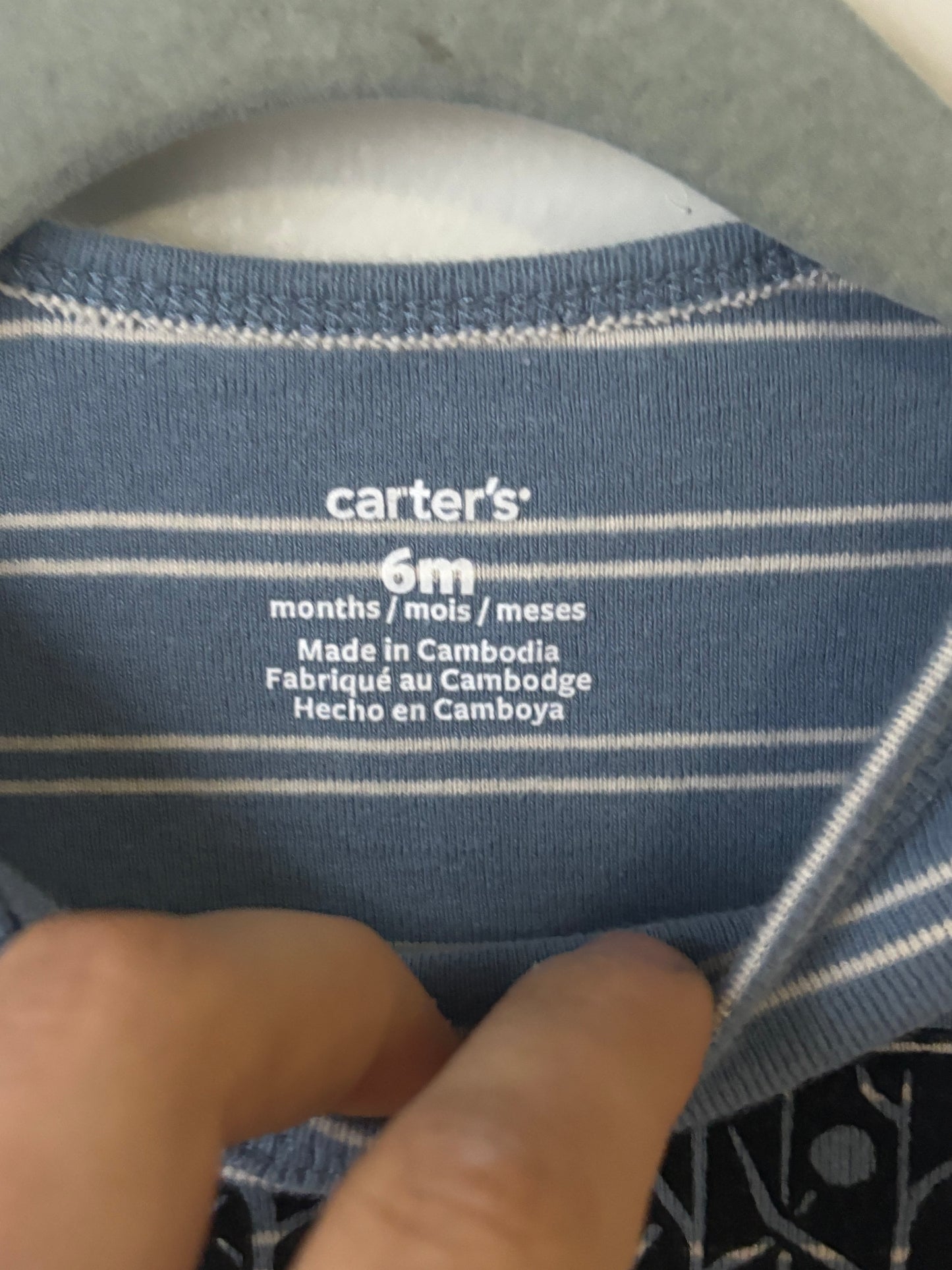 6m Grafton monster onesie