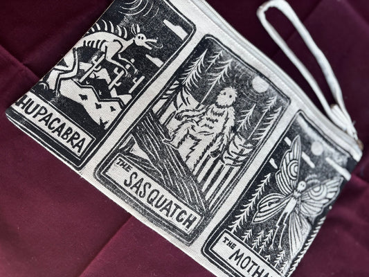 Tarot cryptids small pouch