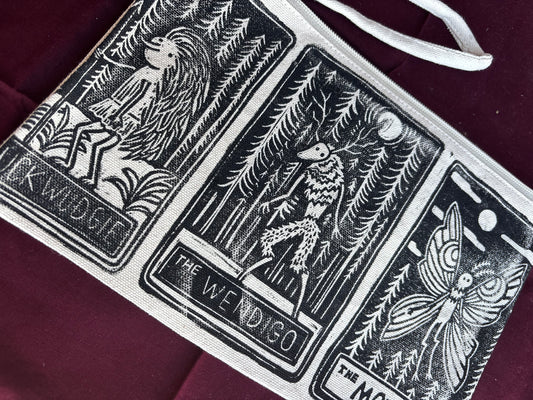 Tarot cryptids small pouch
