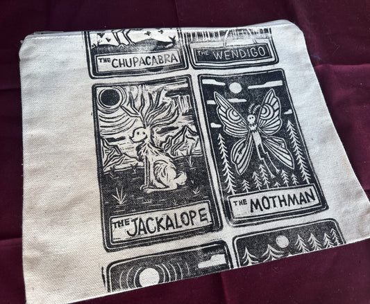 Tarot cryptids pouch