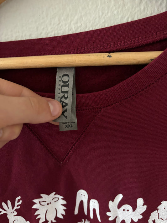 2XL - Mini monsters Crew neck