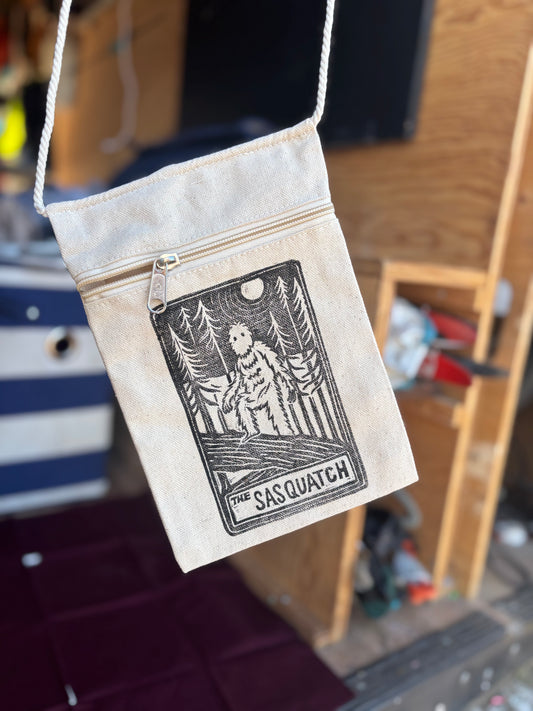 Sasquatch string pouch