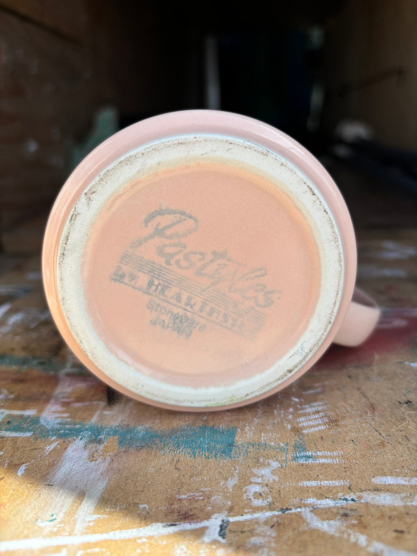 Jackalope upcycled mug