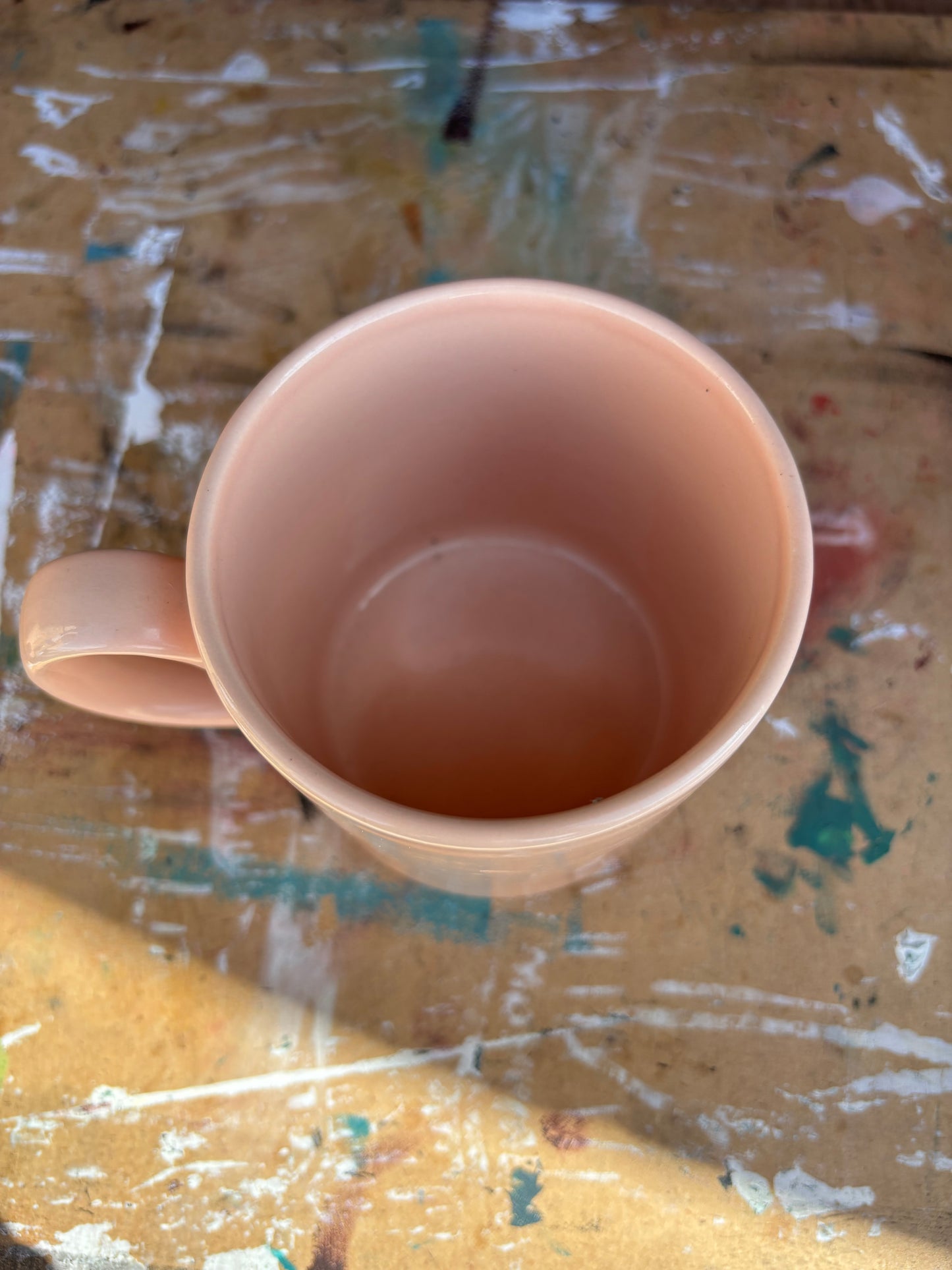 Jackalope upcycled mug