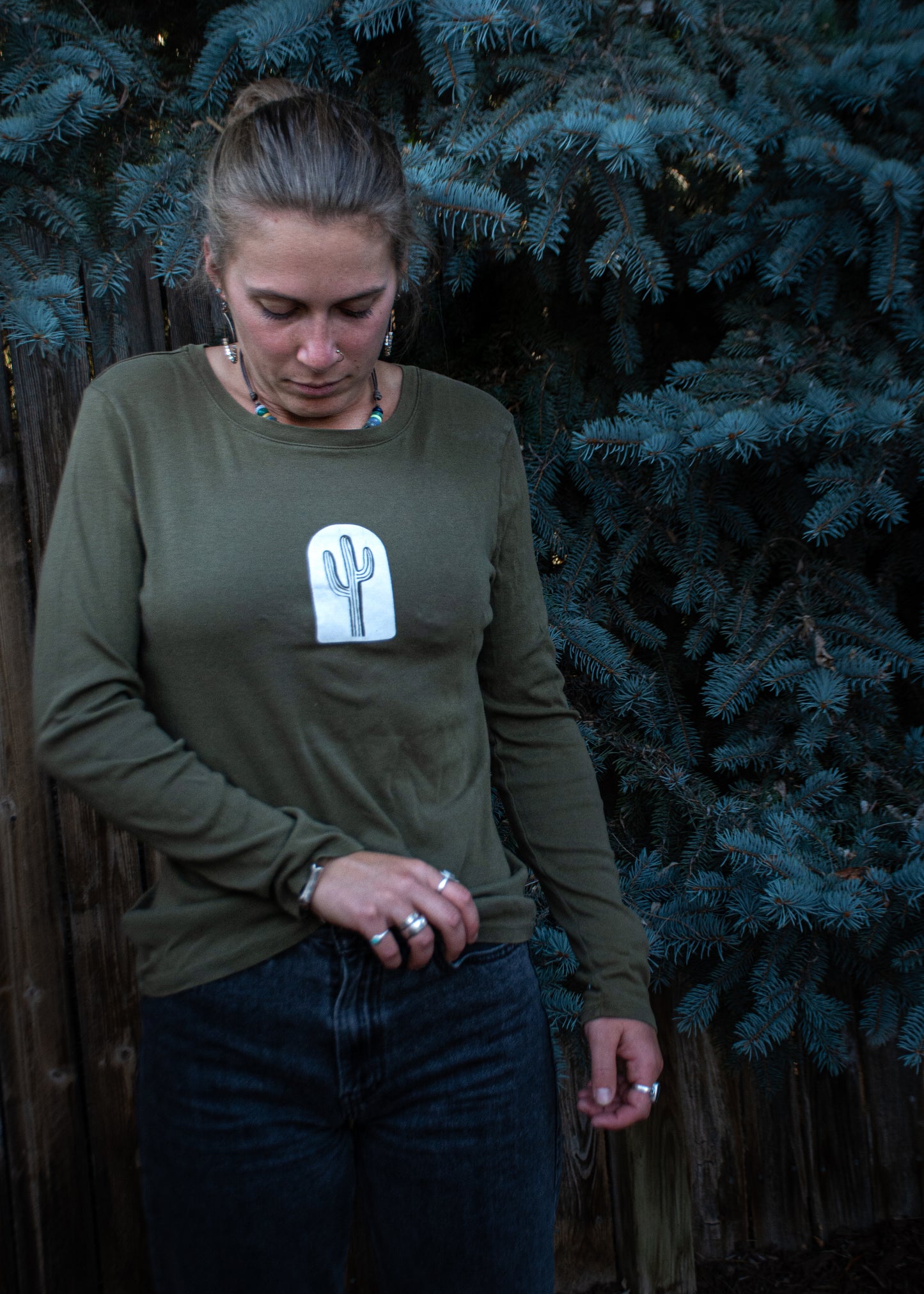 S - Cactus Long sleeves