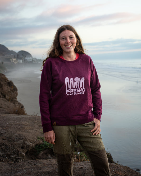 L jr - Fresno nightcrawlers crew neck