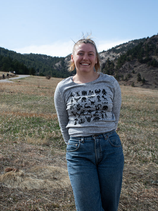 2XL - Mini monsters Long sleeves