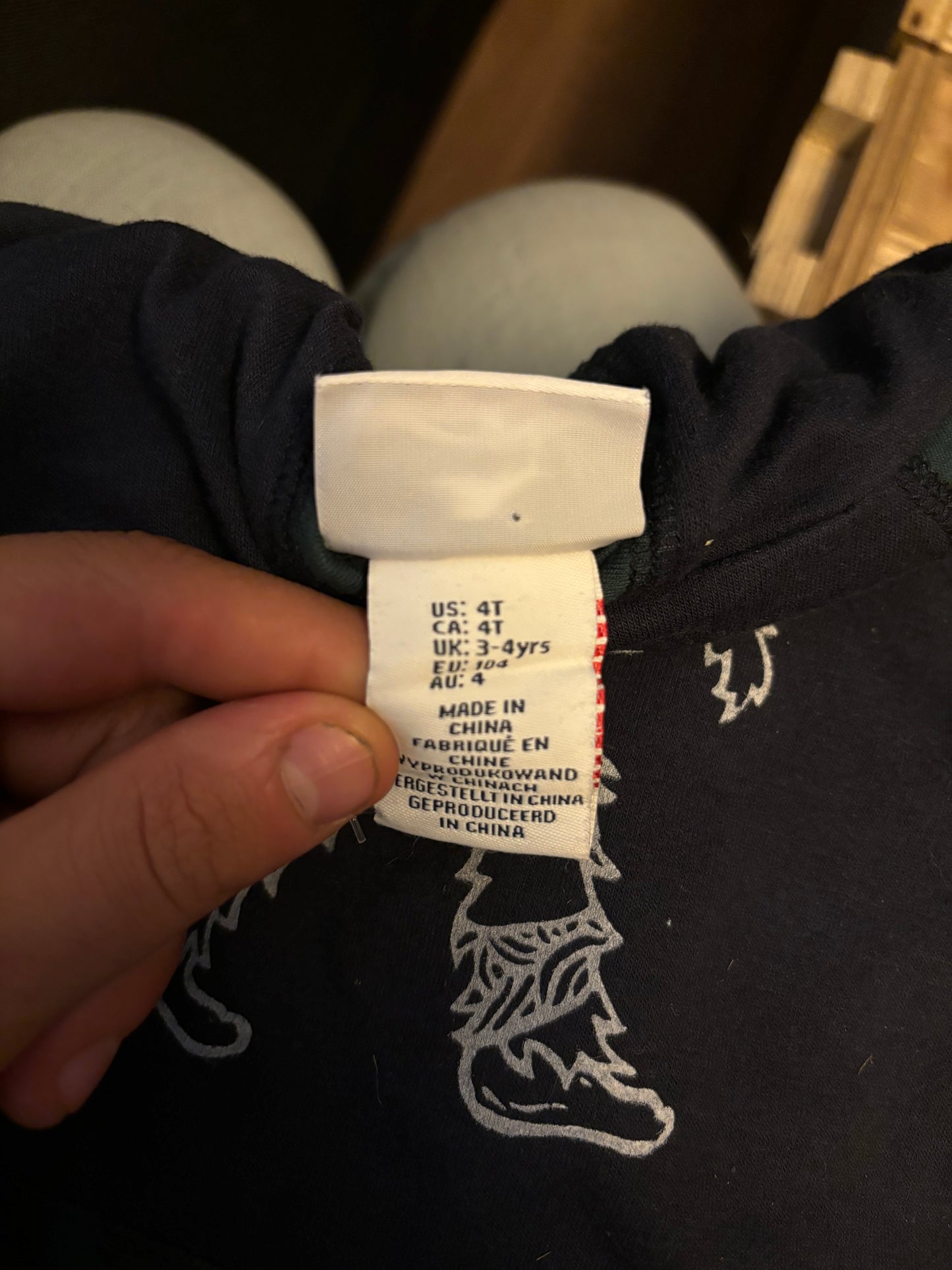 4T Baby squatch hoodie