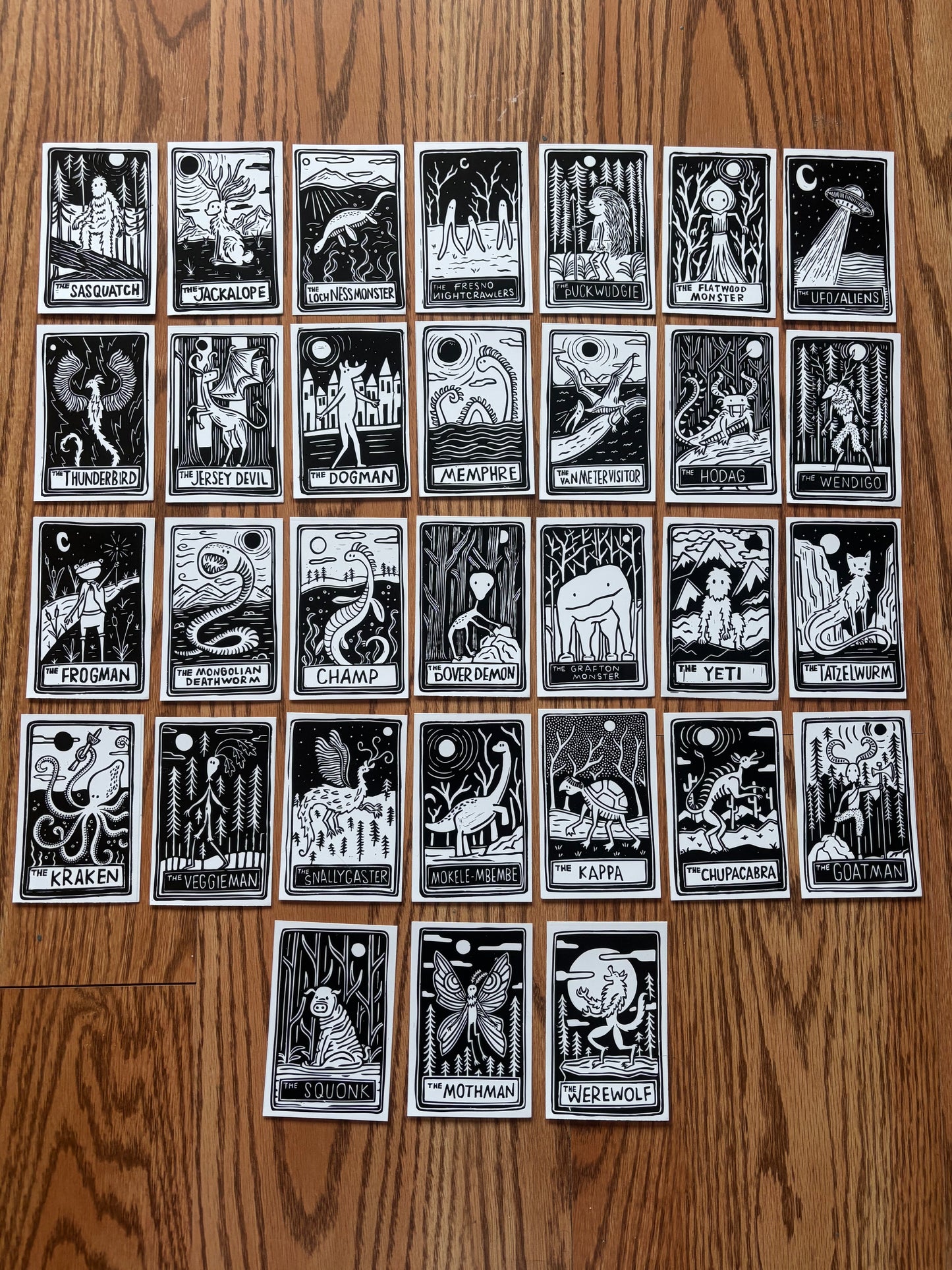 Full cryptid deck (small cards)