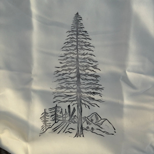 Pine summit (light) tote bag (polyester)