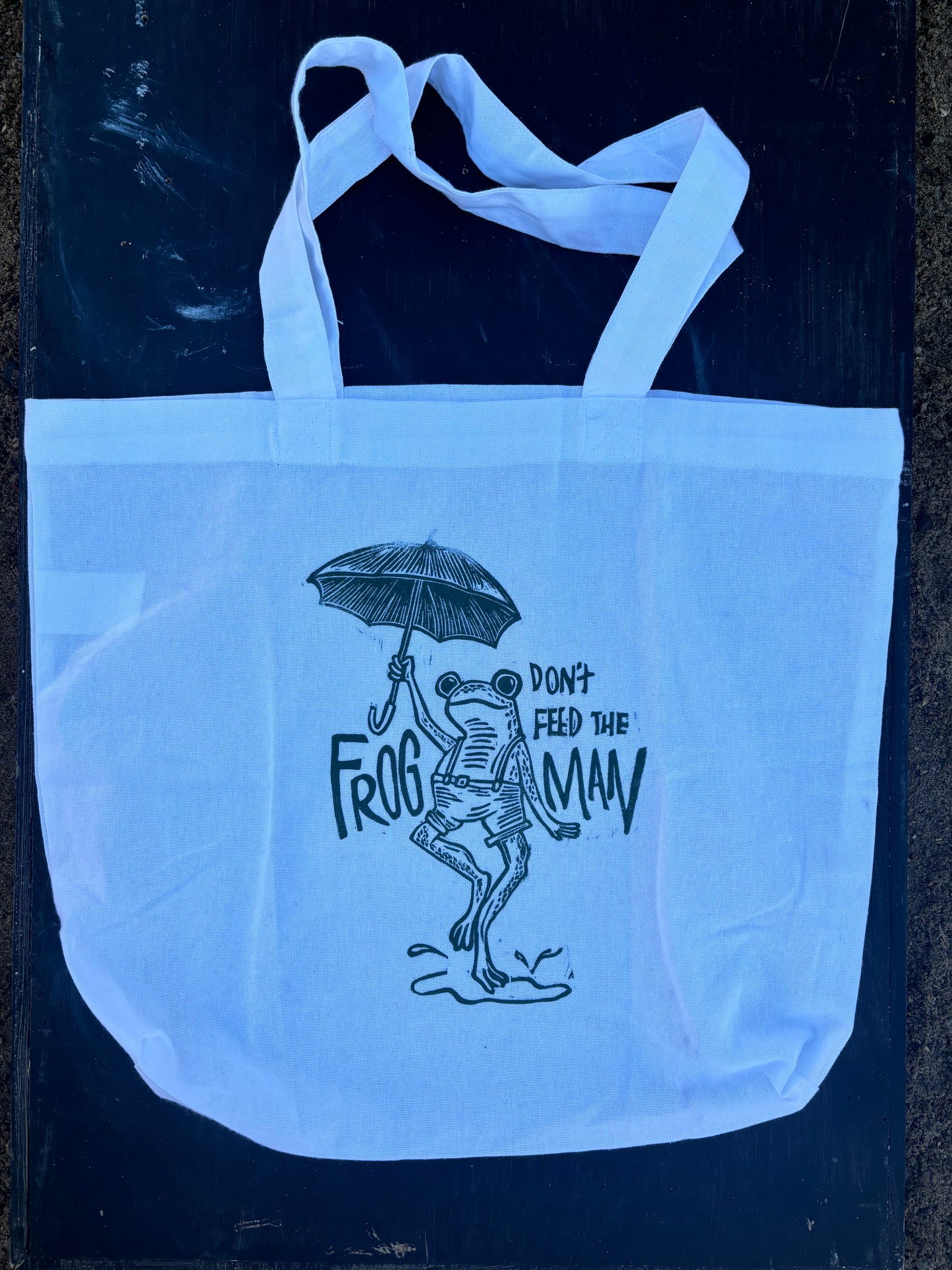 Frogman tote bag (cotton)