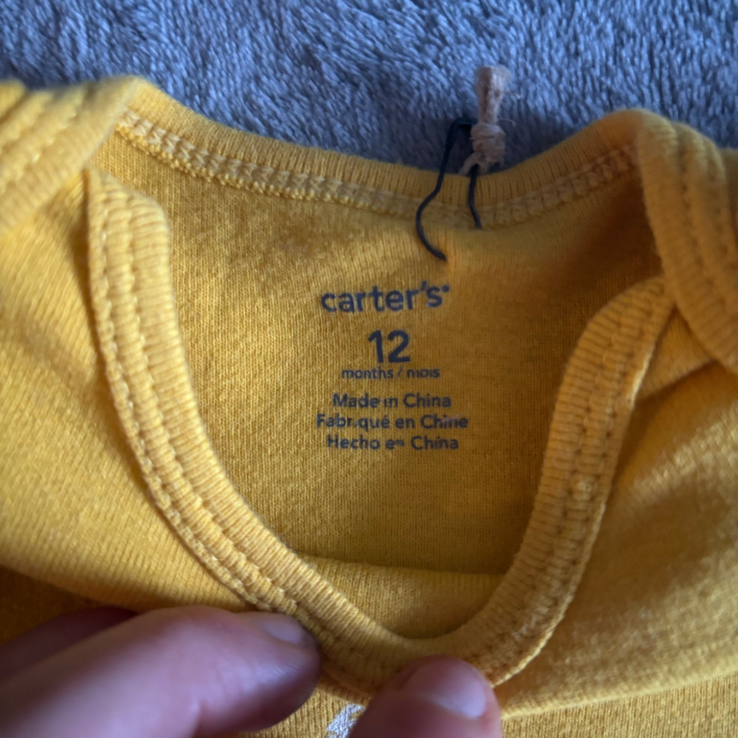 12M - Baby squatch onesie