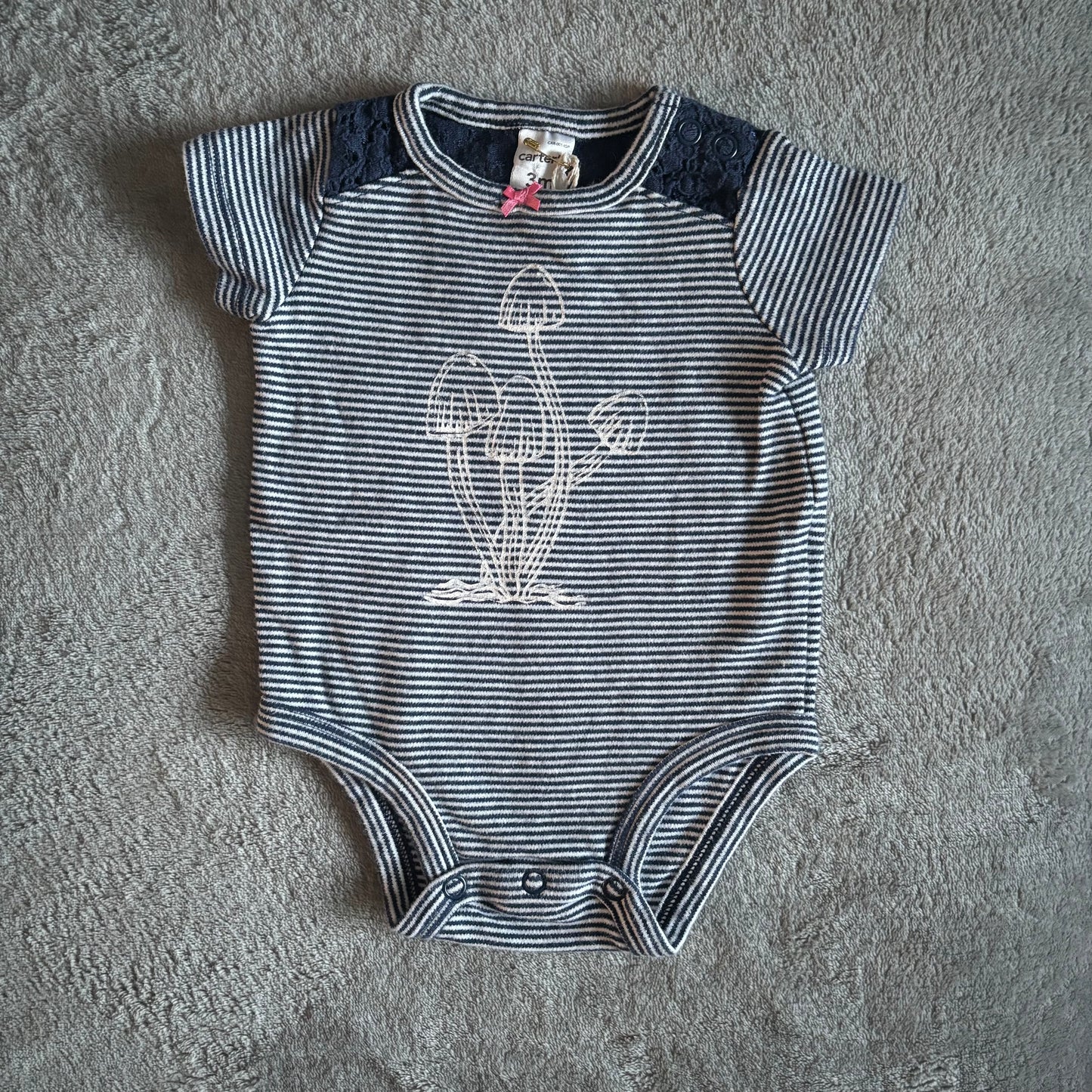 3M - fairy caps onesie