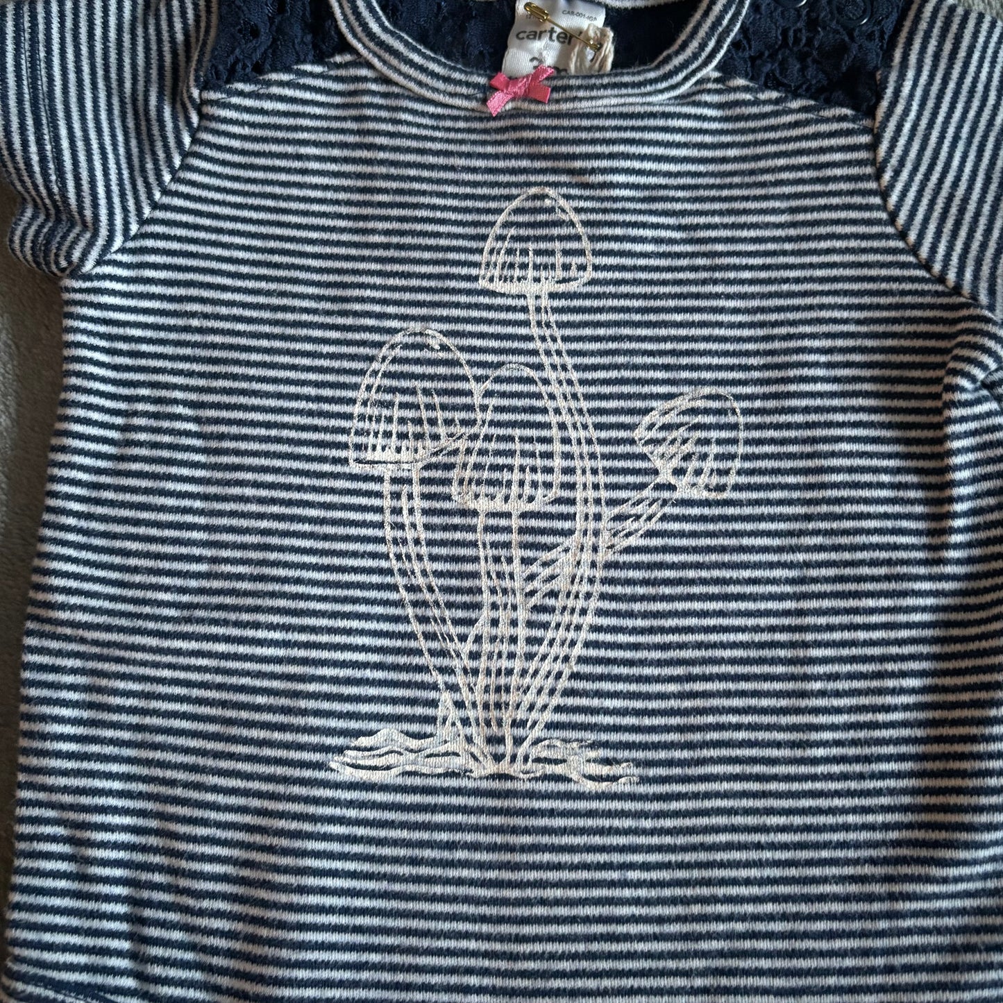 3M - fairy caps onesie