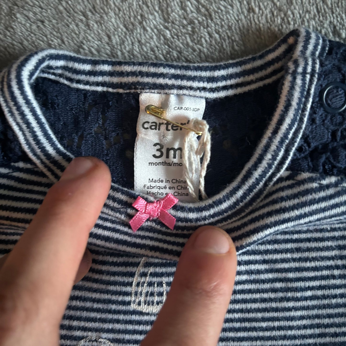 3M - fairy caps onesie