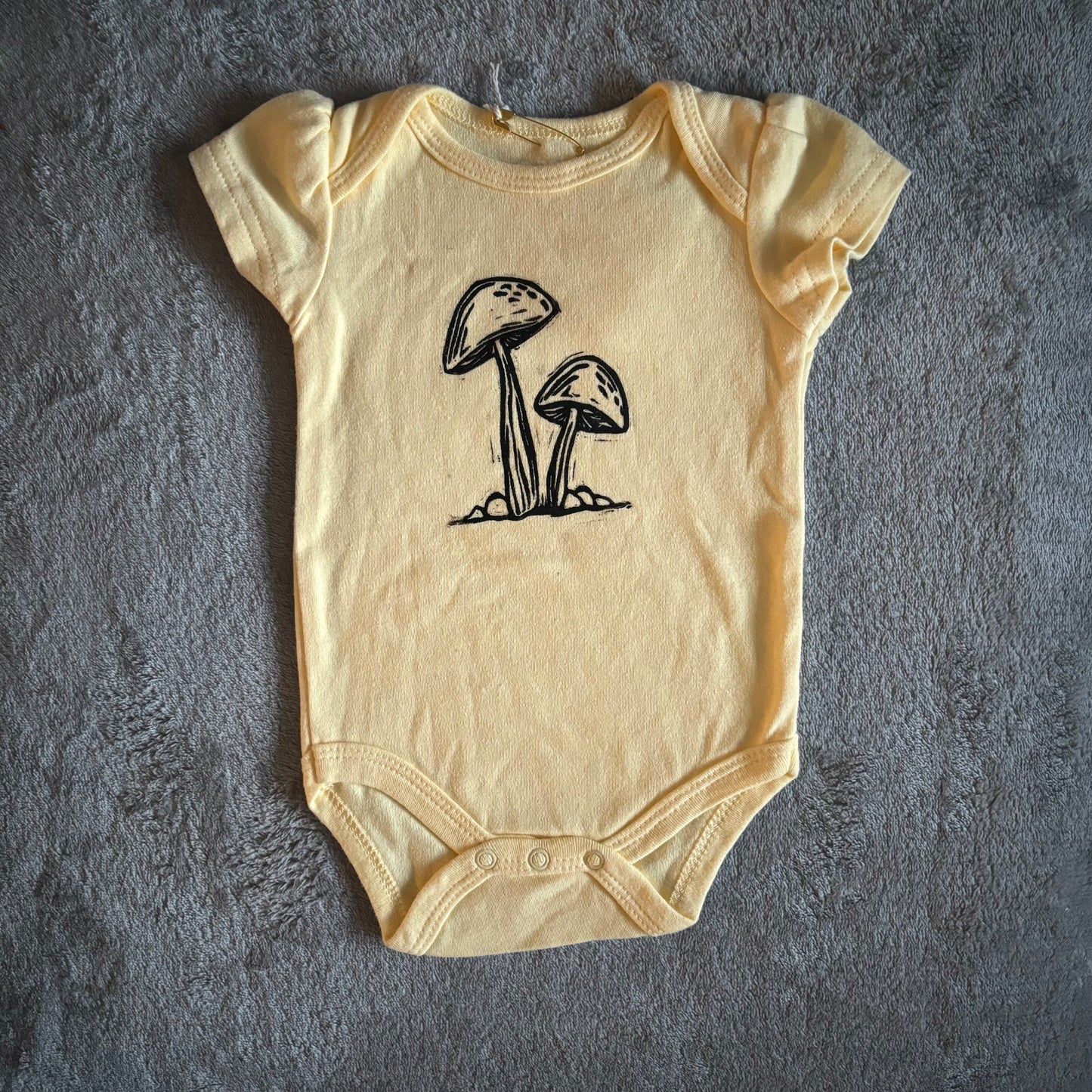 6-9M - Forest twins onesie