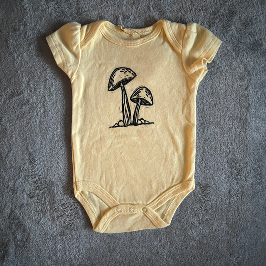 6-9M - Forest twins onesie