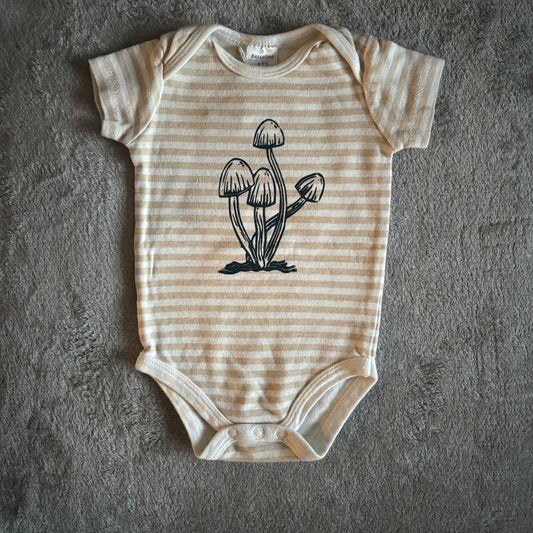 6-9M - Fairy caps onesie