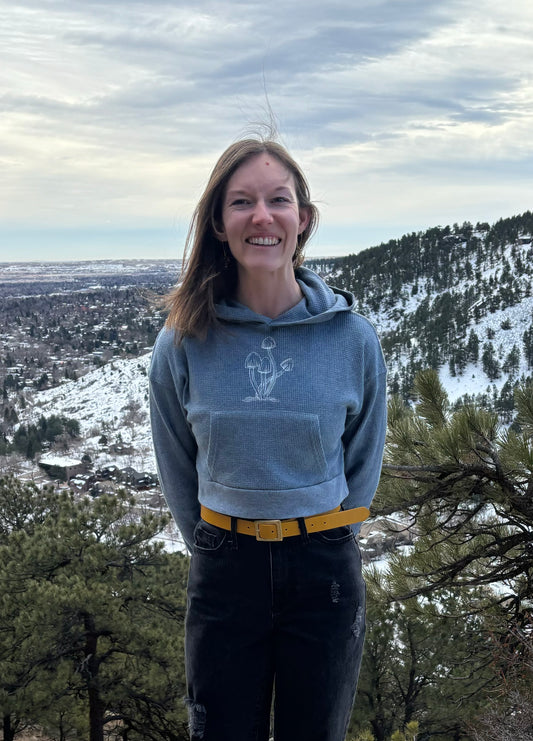 S - Fairy caps cropped Hoodie