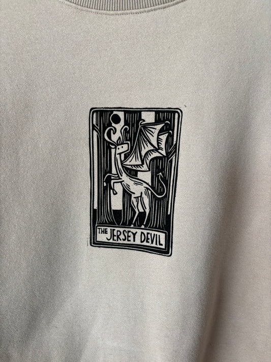 M-L Jersey devil sweater