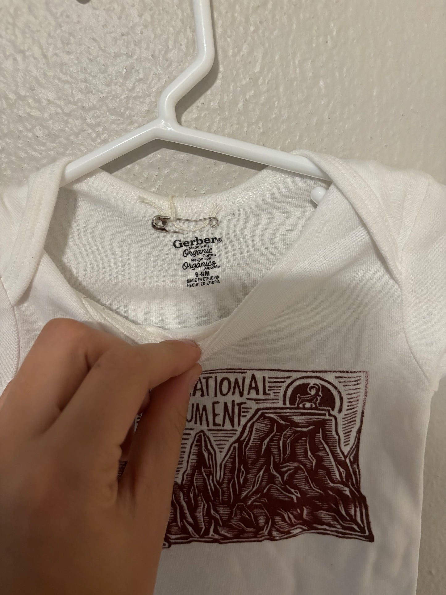 6-9M - Monument onesie