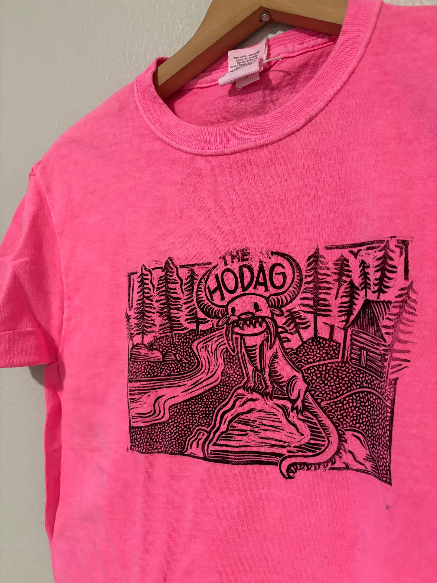 L Jr - Block printed Hodag t-Shirt