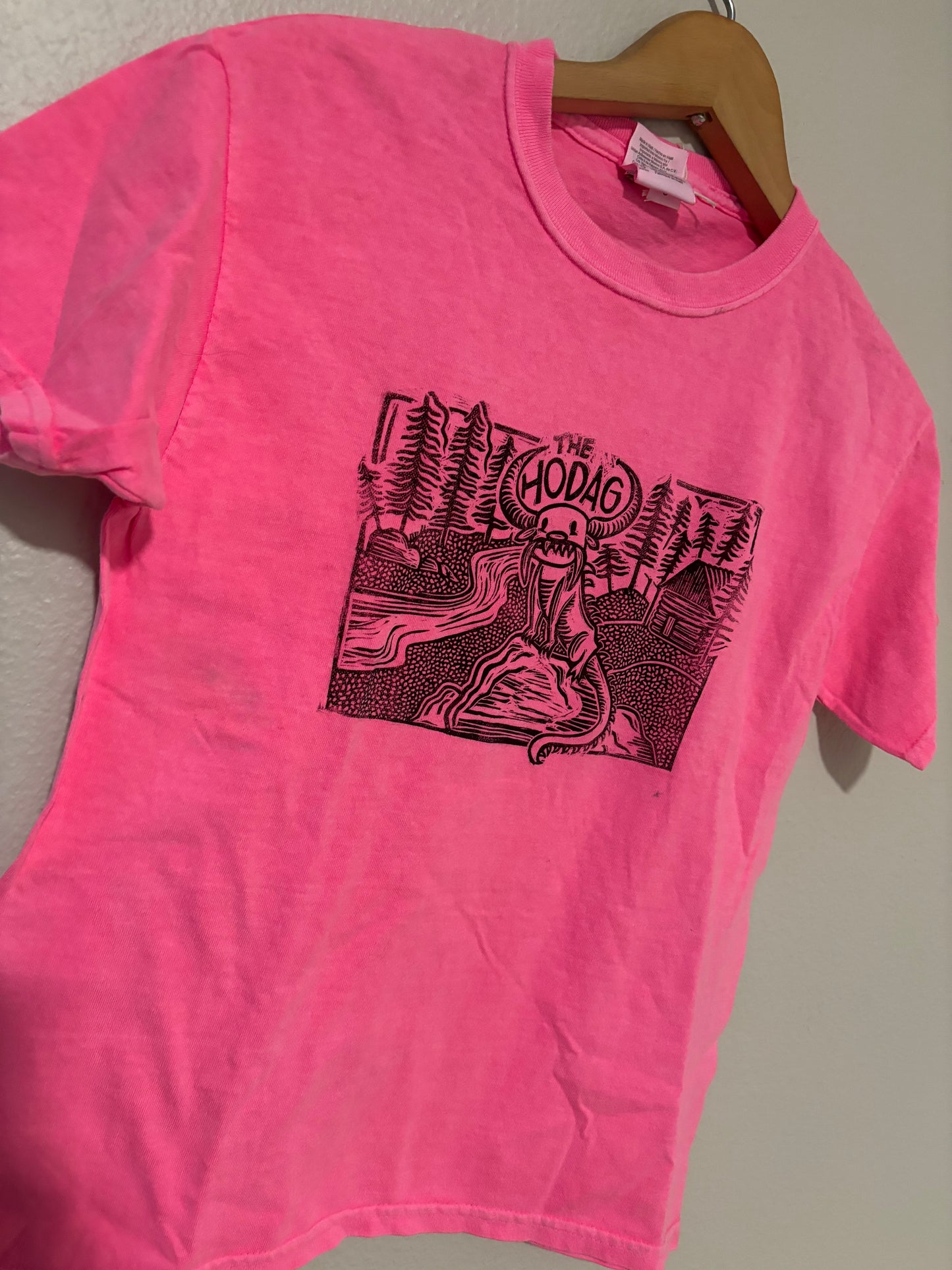 L Jr - Block printed Hodag t-Shirt