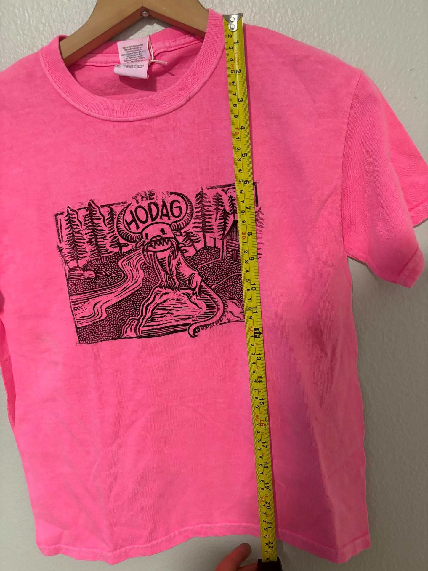 L Jr - Block printed Hodag t-Shirt