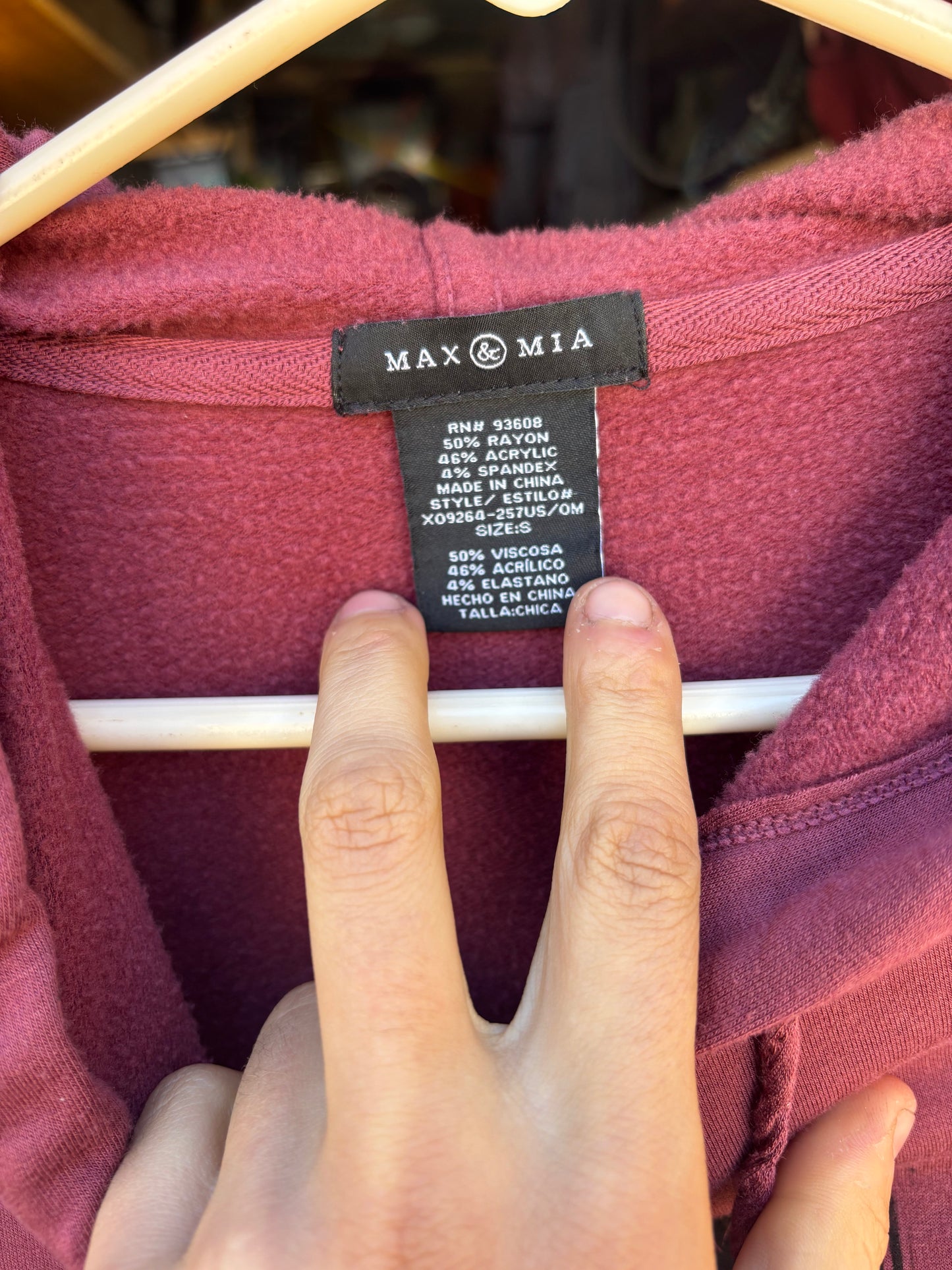 S thunderbird sweater (ink stain)