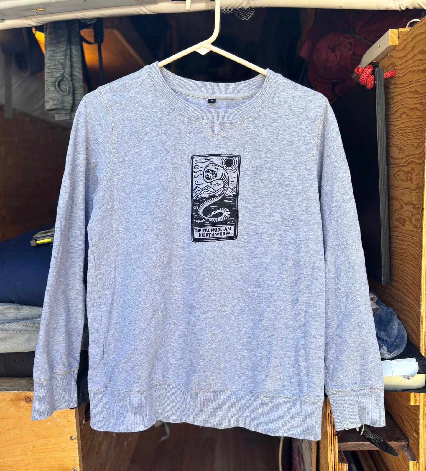 S Mongolian deathworm sweater