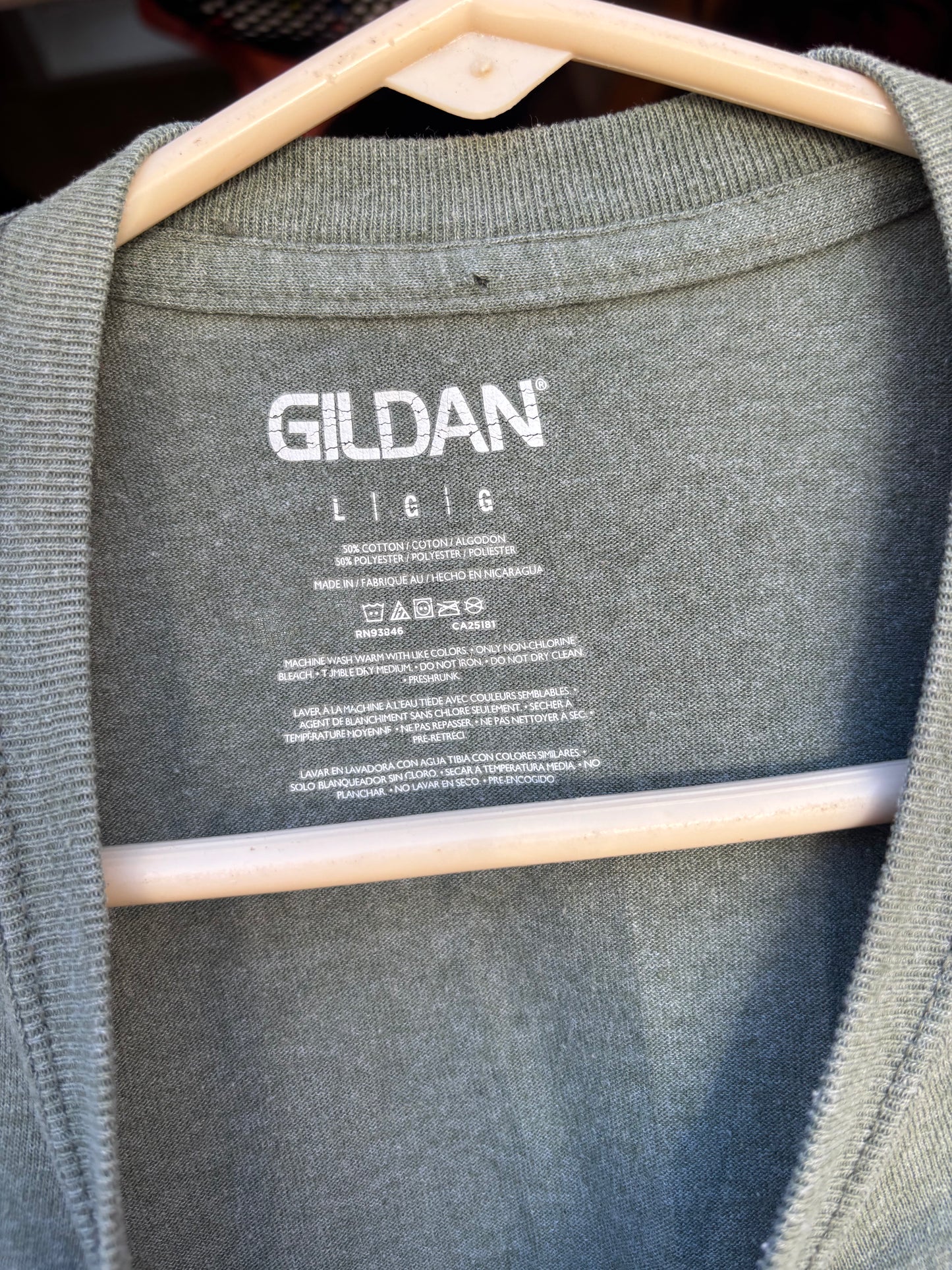 L  mothman T-shirt misprint