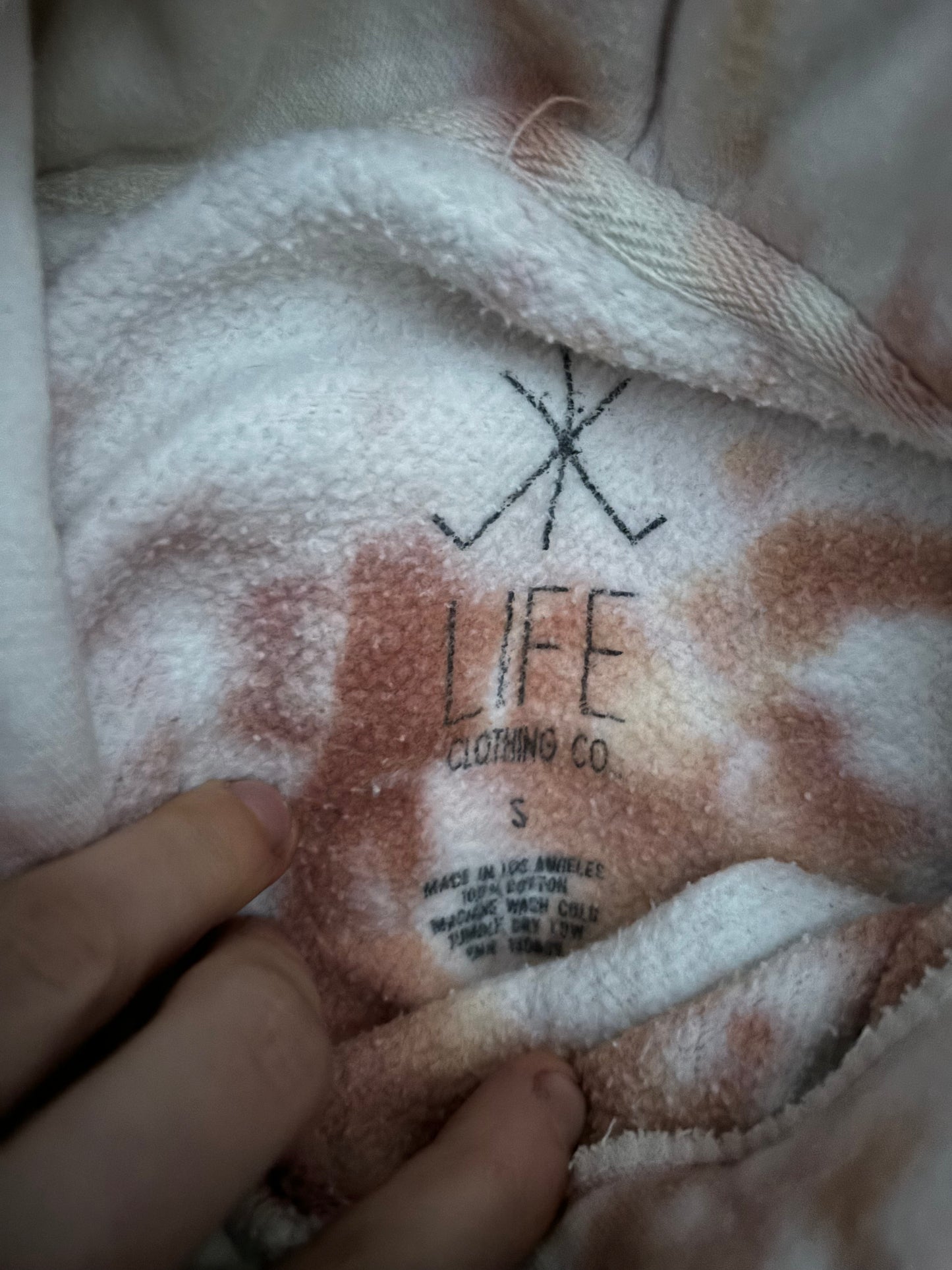 S - Block printed Hodag Hoodie