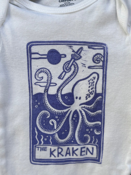 6-9m Kraken onesie