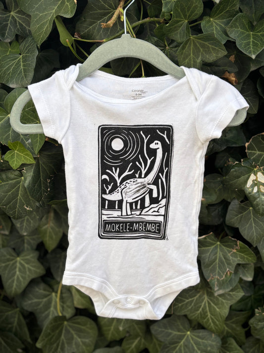 0-3m Mokele-Mbembe onesie