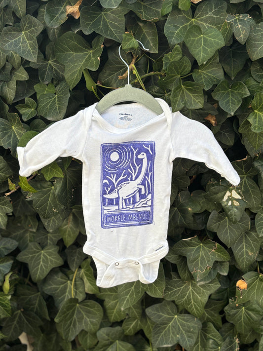 0-3m Mokele-Mbembe onesie
