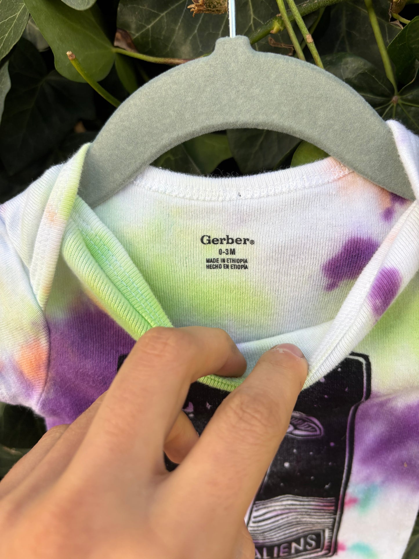 0-3m UFO/Aliens onesie