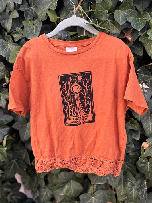 M Jr Flatwwod monster shirt (misprint)