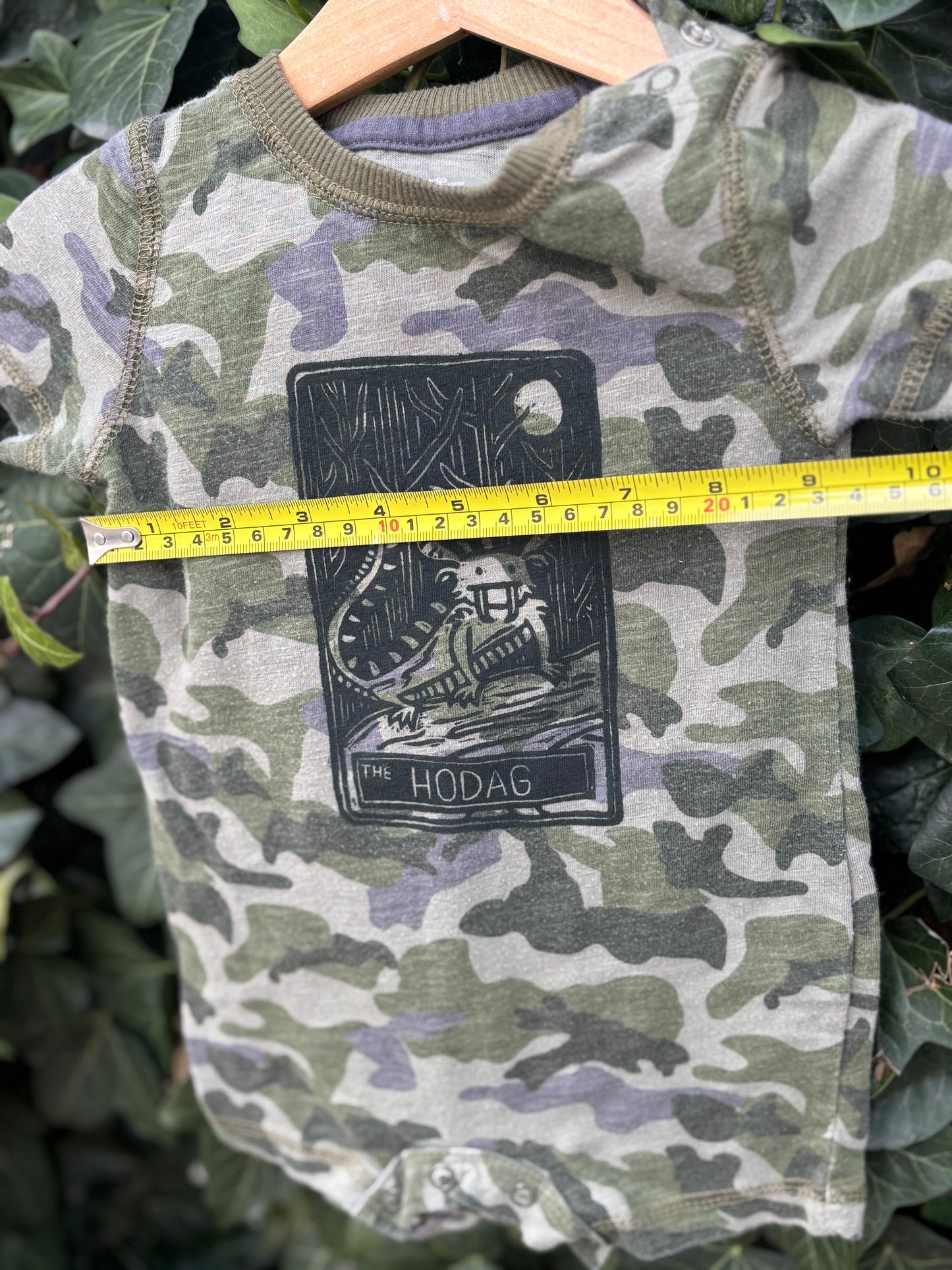 6-12M -Hodag camo onesie