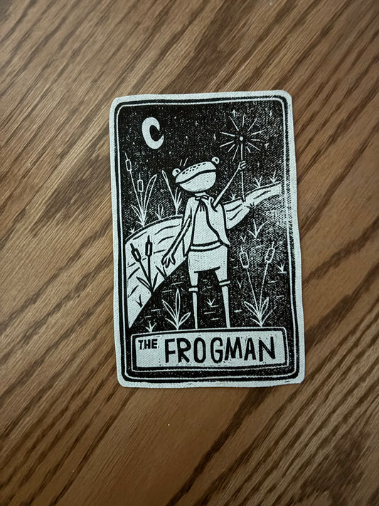 Frogman sew on patch