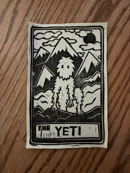 Yeti sew on patch