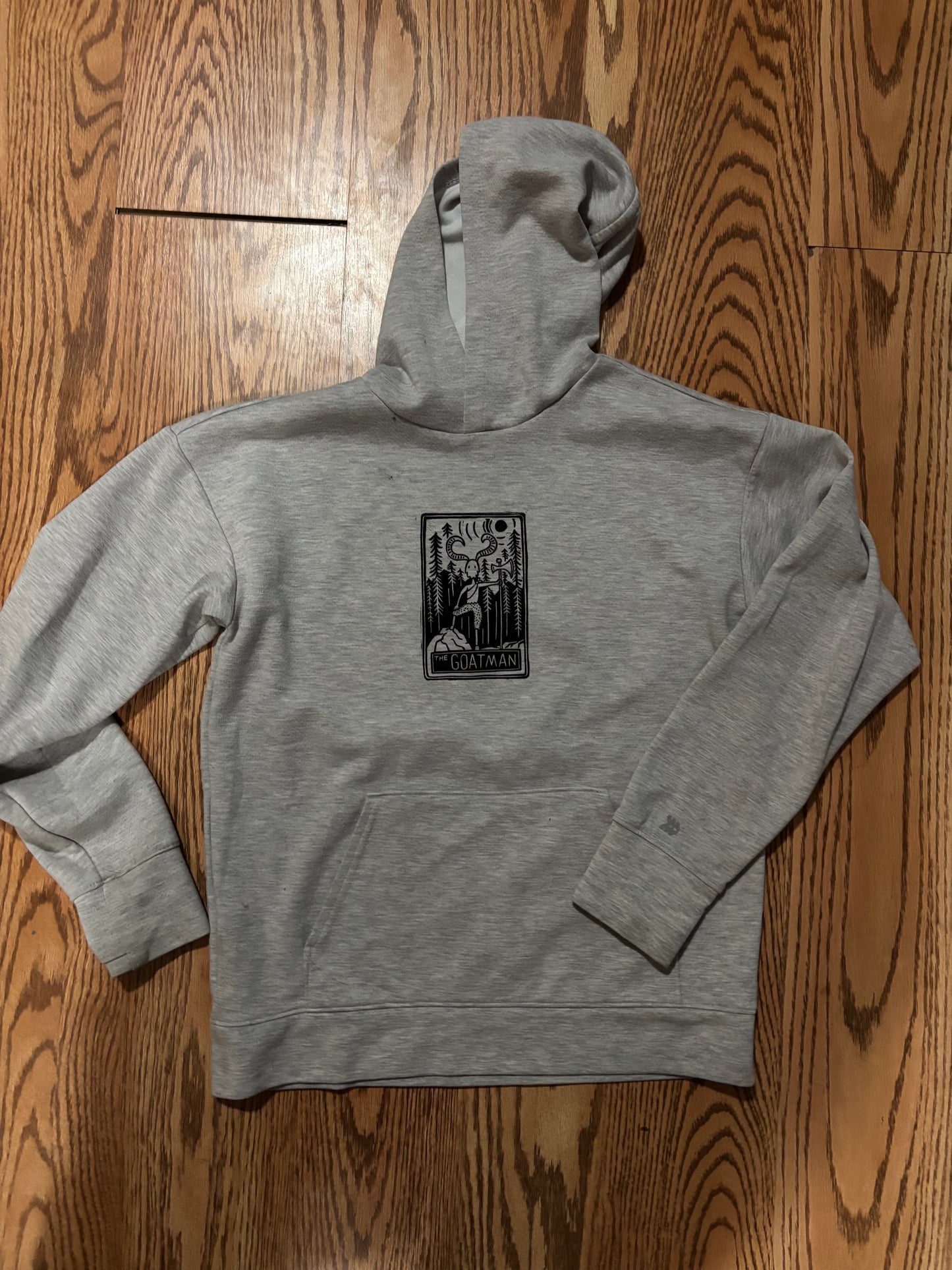 XLjr  Goatman Hoodie (stain)