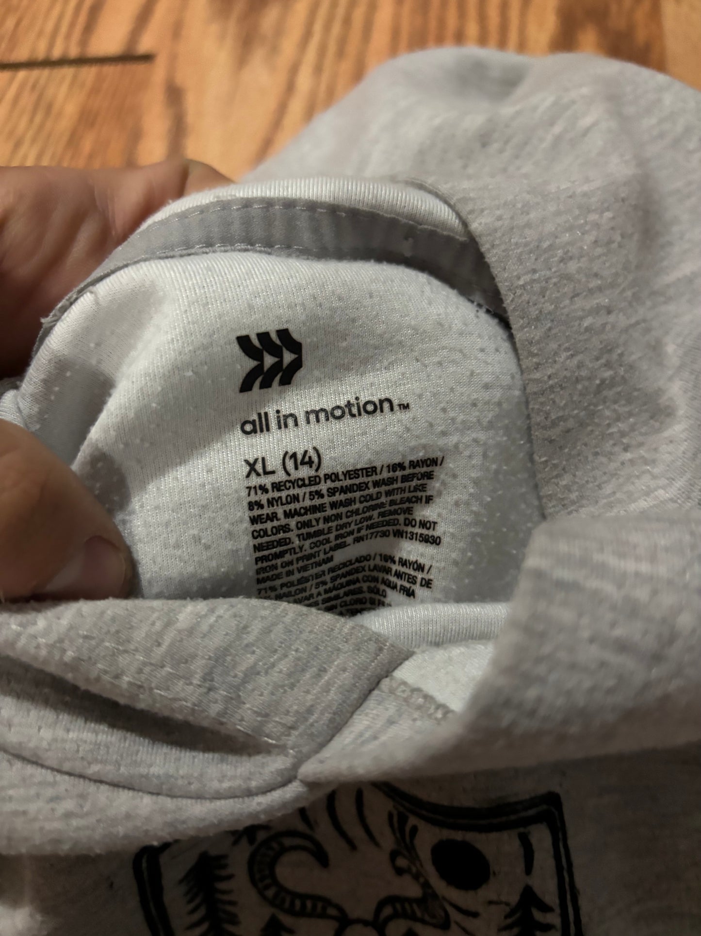 XLjr  Goatman Hoodie (stain)